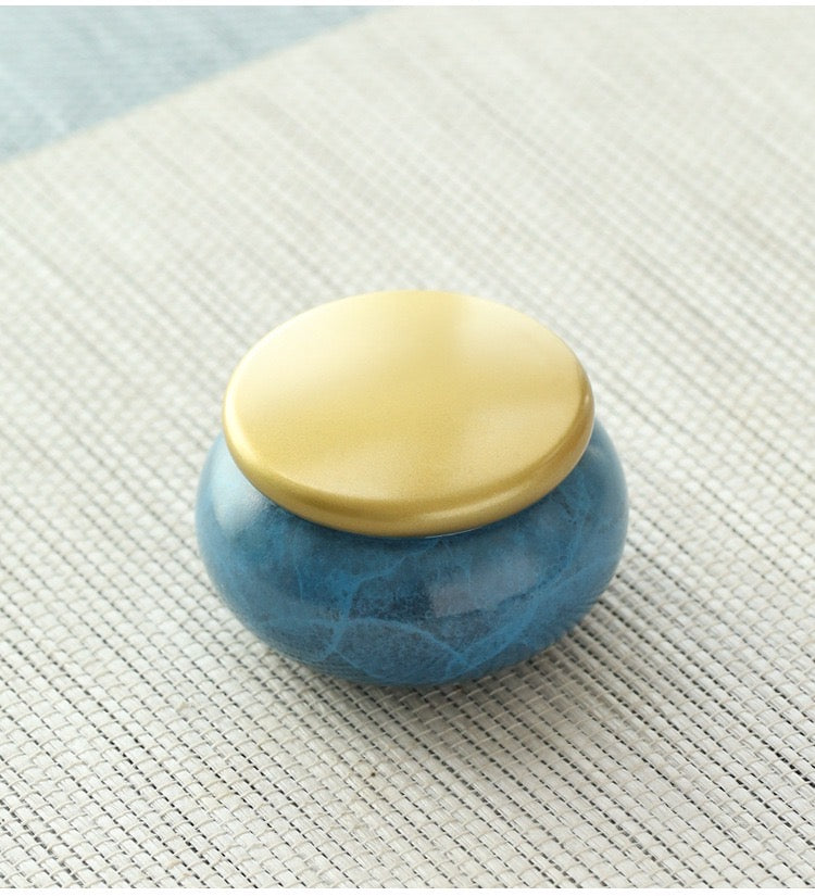 Elegant Phantom Blue Incense Set (8pcs) + Ancient Recipe Incense Powder (Free Gift)
