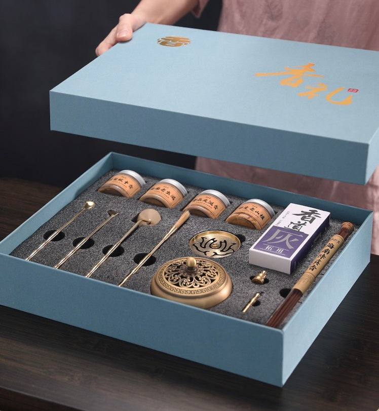 Prime Choice All-in-One Incense Set (13pcs) + Ancient Recipe Incense Powder (Free Gift)