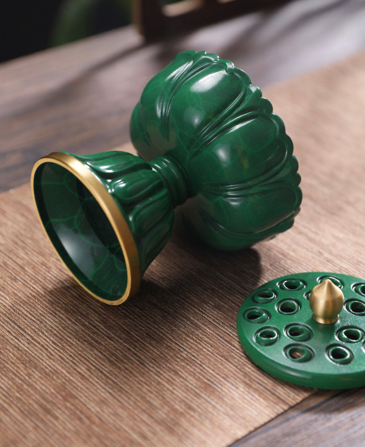 Zen Lotus Seedpod Incense Burner