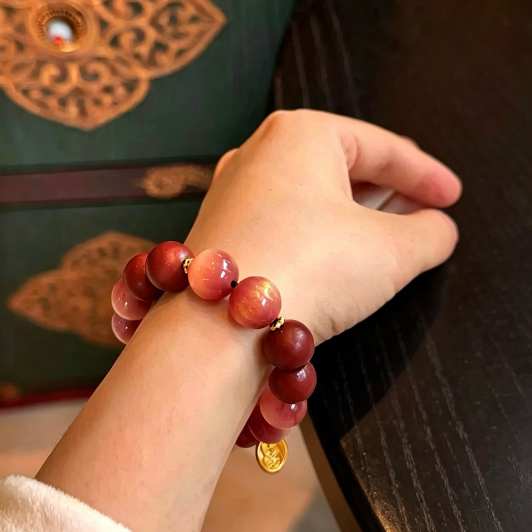 Floral He Xiang Incense Bracelet
