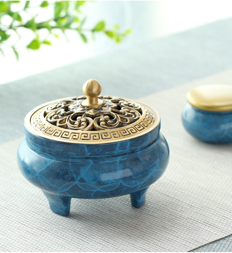 Elegant Phantom Blue Incense Set (8pcs)