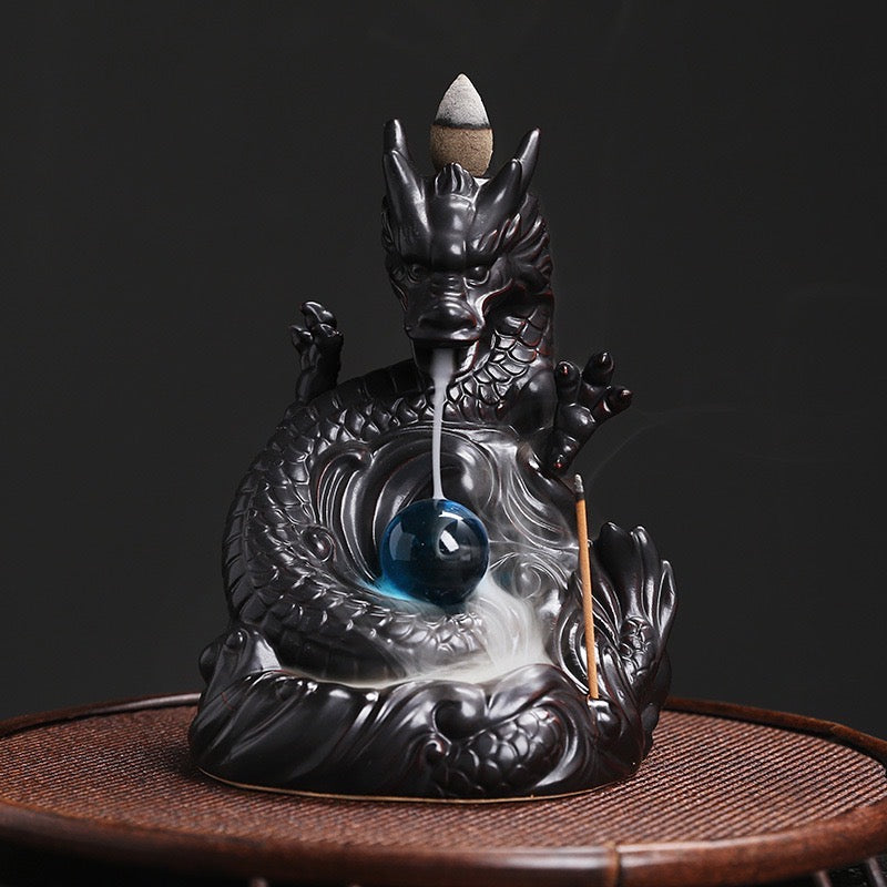 Auspicious Dragon Backflow Incense Burner