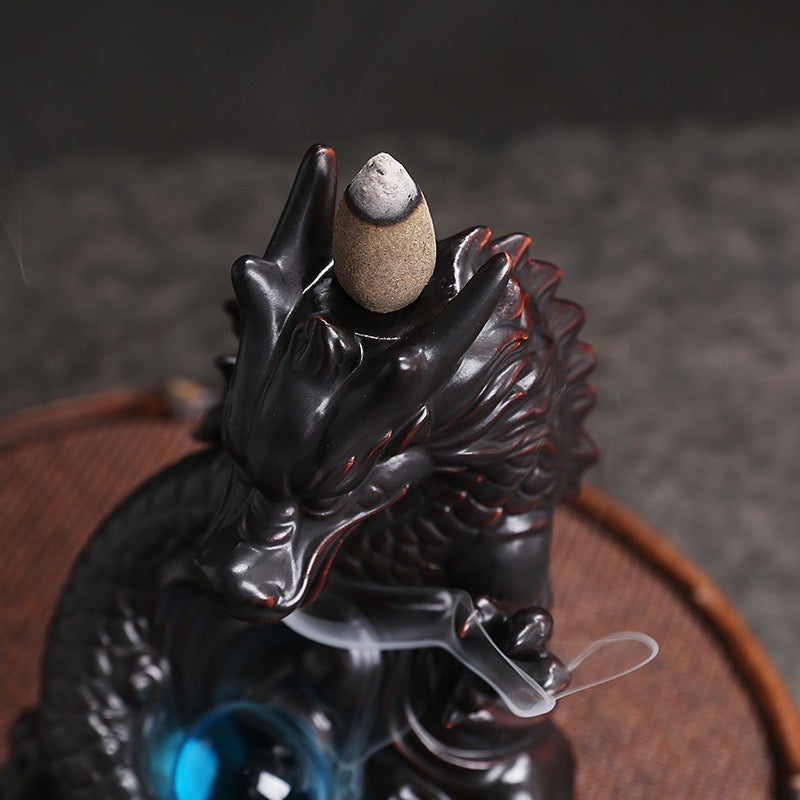 Auspicious Dragon Backflow Incense Burner