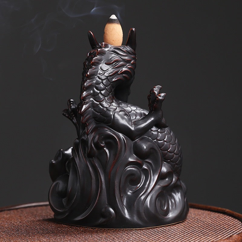 Auspicious Dragon Backflow Incense Burner