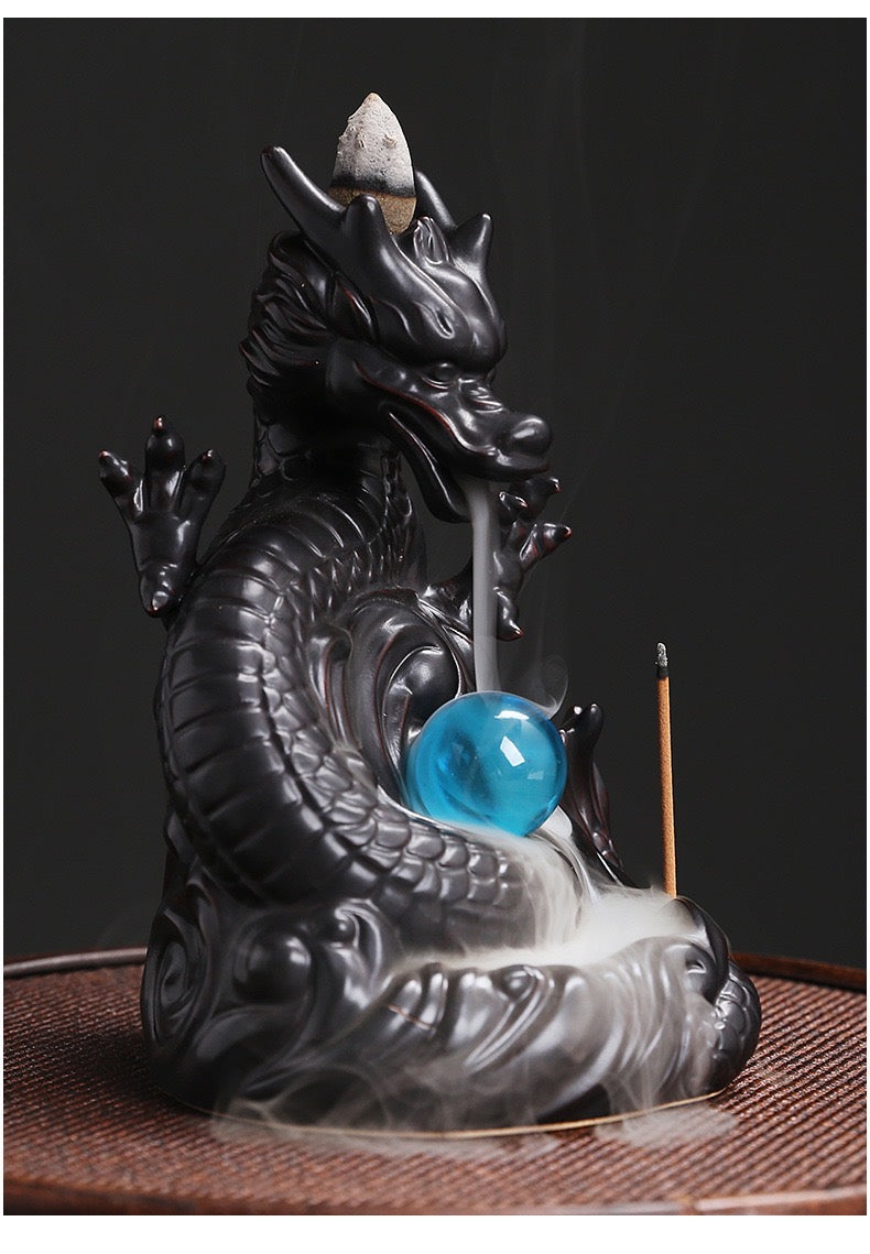 Auspicious Dragon Backflow Incense Burner