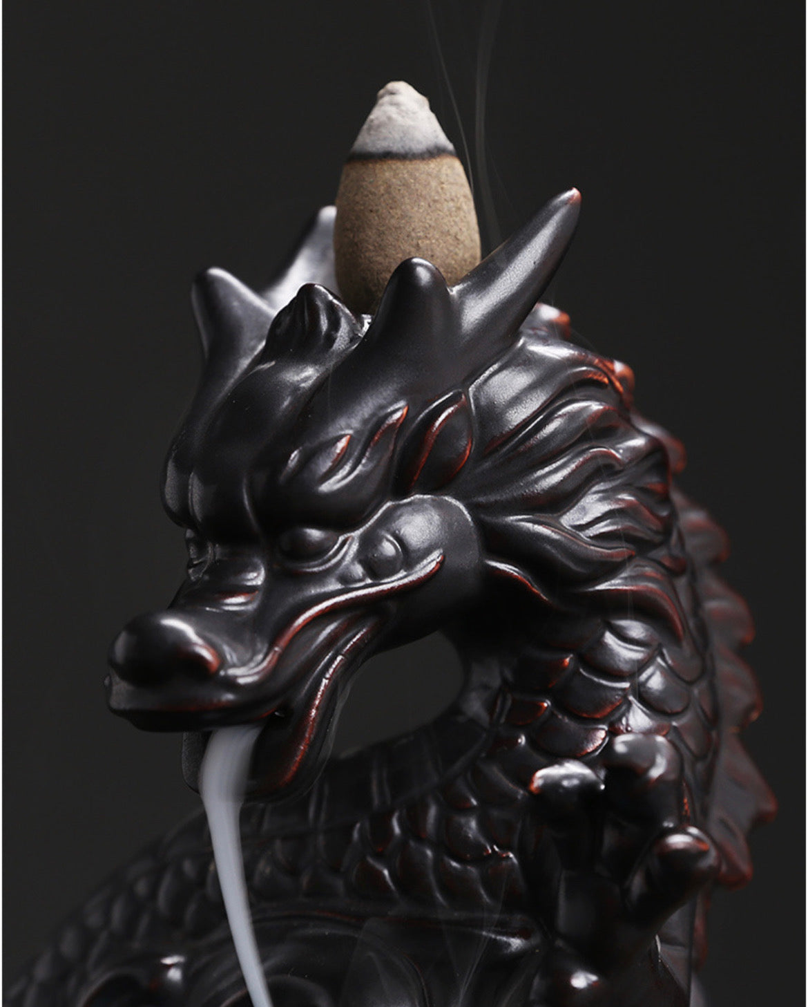 Auspicious Dragon Backflow Incense Burner